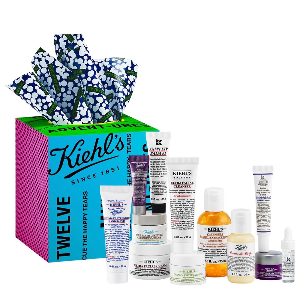 KIEHL'S SINCE 1851 - 12 Mini Advent-ures Skincare Set -Limited-Edition